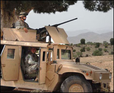 Armoured Humvee